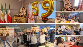 اسلو - آکسیون ایرانیان آزاده در گرامیداشت پنجاه ونهمین سال تأسیس سازمان مجاهدین