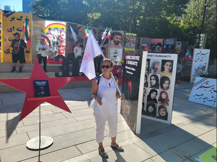 ونکوور - آکسیون ایرانیان آزاده در همبستگی با قیام سراسری و گرامیداشت سالگرد تأسیس سازمان مجاهدین خلق ایران