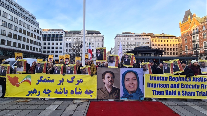 استکهلم- تظاهرات ایرانیان آزاده علیه اعدام در ایران - ۷بهمن‌ماه