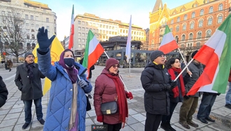 استکهلم - تظاهرات ایرانیان آزاده علیه اعدام در ایران - ۷بهمن‌ماه