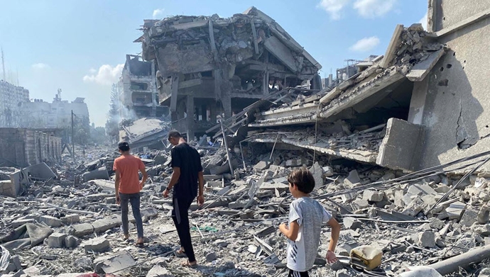 جنگ و آثار بمبارانها در غزه