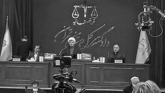 نمایش روحوضی قضاییه جلادان برای محاکمه غیابی مجاهدین