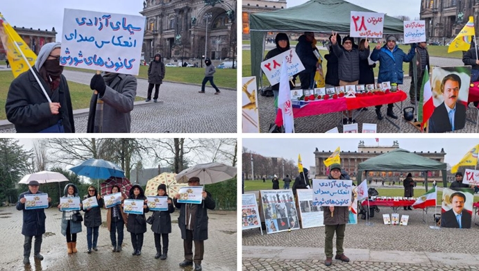 برلین، اشتوتگارت و آمستردام - ابراز آمادگی ایرانیان آزاده و حامیان مجاهدین برای برگزاری بیست و هشتمین گلریزان سیمای آزادی