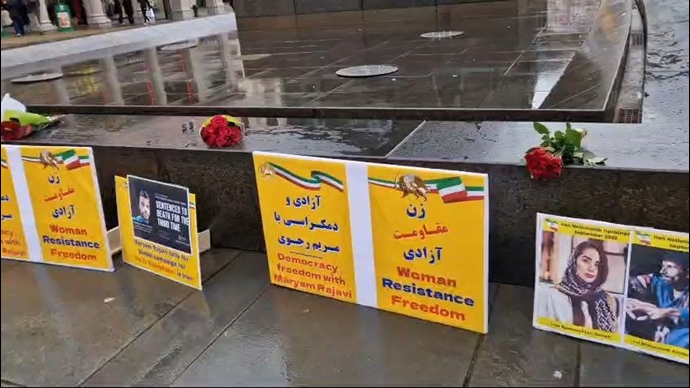 برگن نروژ - برگزاری میز کتاب و نمایش تصاویر شهیدان در اعتراض به اعدامهای جنایتکارانه آخوندها - ۲۱مهرماه