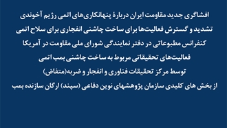 افشاگری جدید مقاومت ایران در واشنگتن دربارهٔ پنهان‌کاریهای اتمی رژیم آخوندی