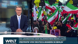  تظاهرات ایرانیان آزاده در سالگرد انقلاب ضدسلطنتی