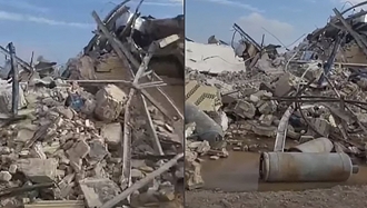 تخریب منازل مسکونی شهروندان بلوچ توسط نیروهای نظامی و بنیاد مسکن در شهرستان زاهدان