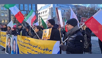اسلو تظاهرات ایرانیان آزاده در همبستگی با قیام سراسری مردم ایران ۲۸بهمن