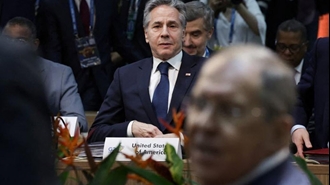 بلینکن وزیر امور خارجه آمریکا در نشست جی ۲۰ - برزیل