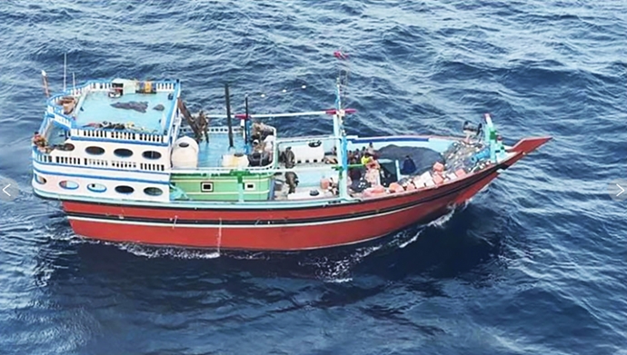 کشتی حامل تسلیحات از سوی رژیم ایران