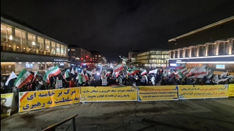 یوتوبوری - تظاهرات ایرانیان آزاده و هواداران سازمان مجاهدین در اعتراض به افزایش اعدامها توسط آخوندها حاکم - ۱۱بهمن‌ماه