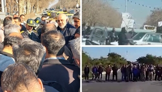 تجمعهای اعتراضی کشاورزان، کارگران و تاکسیرانان در اصفهان، اندیمشک و مشهد