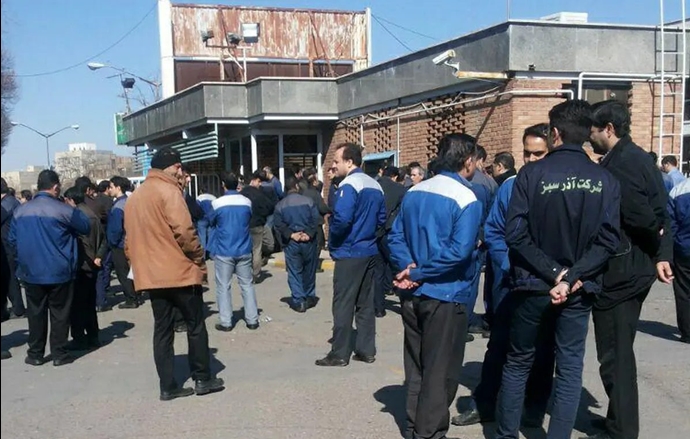 اعتصاب کارگران ماشین‌سازی تبریز