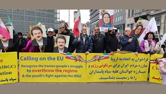 حامیان مقاومت ایران در بروکسل