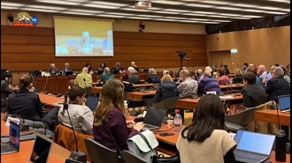 کنفرانس در ژنو – مقر اروپایی سازمان ملل متحد همزمان با پنجاه و پنجمین اجلاس شورای حقوق بشر