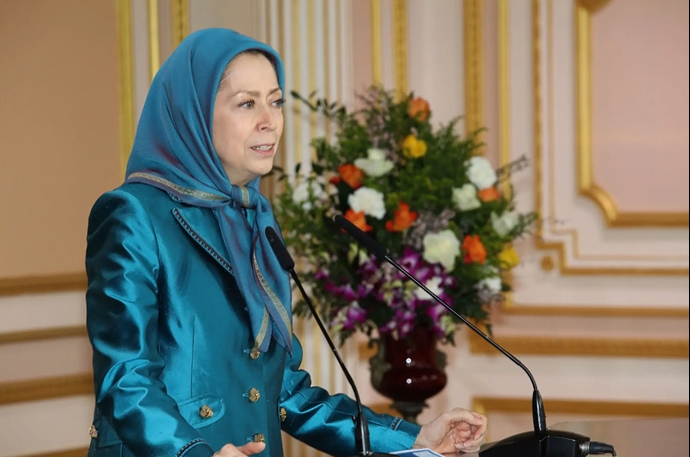 خانم مریم رجوی رئیس‌جمهور برگزیده مقاومت ایران