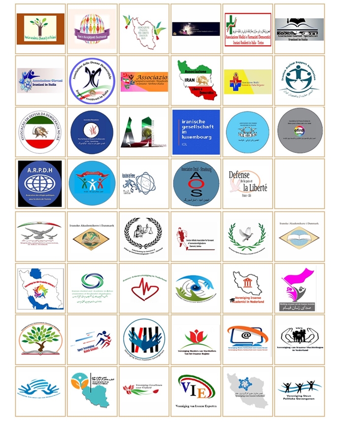 آرم و اسامی ۲۷۹ انجمن، جامعه و تشکل ایرانی در کشورهای مختلف جهان