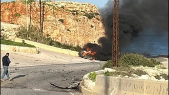 کشته شدن ۳عضو حزب‌الله لبنان با حمله پهپادی اسرائیل