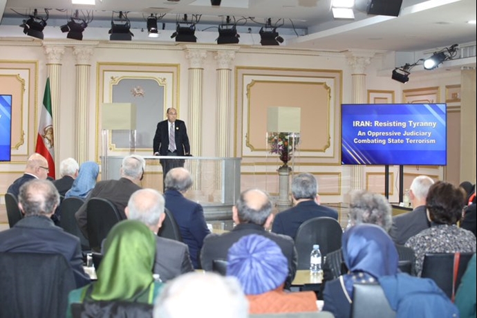 کنفرانس «ایران: مقاومت علیه استبداد دینی، قضاییه جلادان و نبرد با تروریسم دولتی» 
