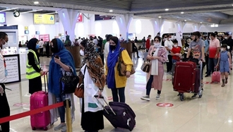حضور حجاب‌بانهای رژیم در فرودگاهها