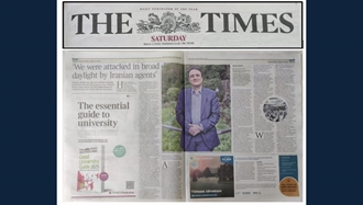 تایمز لندن - گفتکو با حسین عابدینی درباره ترویسم رژیم آخوندی