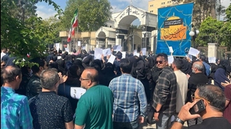 تجمع اعتراضی پرستاران شیراز