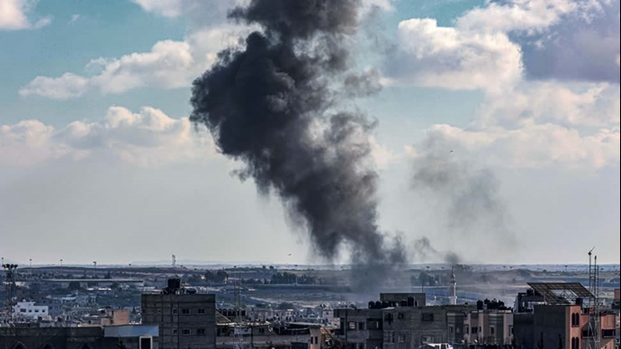 تصویری از بمباران رفح