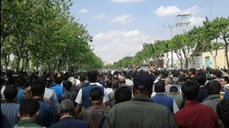 راهپیمایی اعتراضی کشاورزان اصفهان - عکس از آرشیو