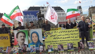 کپنهاگ - تظاهرات ایرانیان آزاده علیه موج اعدامهای فزاینده توسط رژیم آخوندی - ۱۰اردیبهشت