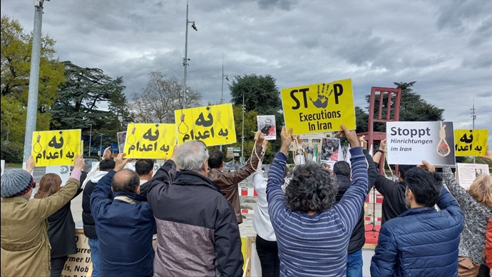 تظاهرات ایرانیان آزاده در ژنو - ۱۶فروردین
