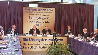 کنفرانس در برلین - راه‌حل بحران ایران حمایت از آلترناتیو دموکراتیک