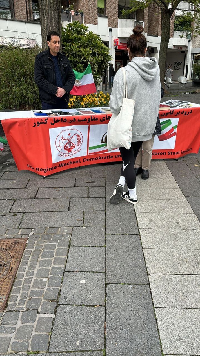 لانگن فلد آلمان - تظاهرات ایرانیان آزاده در حمایت از قیام سراسری - ۶ اردیبهشت