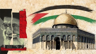 تودهنی مردم فلسطین به خامنه‌ای