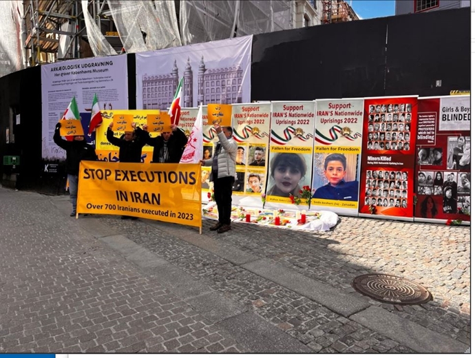 کپنهاگ - تظاهرات ایرانیان آزاده برای لیست‌گذاری سپاه پاسداران - اول اردیبهشت