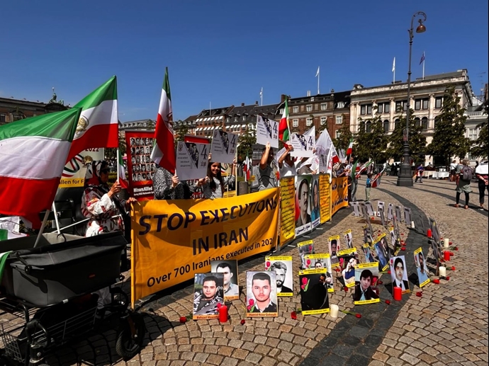 کپنهاگ - تظاهرات ایرانیان آزاده در گرامیداشت ۴خرداد روز شهادت بنیانگذاران سازمان مجاهدین - ۵خرداد