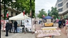 برگزاری میز کتاب توسط ایرانیان آزاده در همبستگی با قیام سراسری در پاریس و هانوفر
