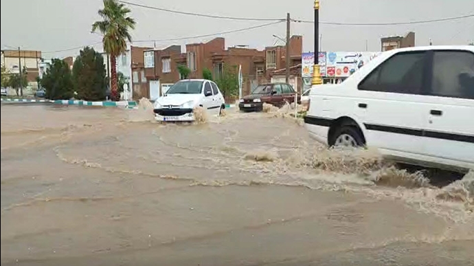 وقوع سیل در ایران