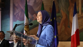 کنفرانس همبستگی با مقاومت ایران در شهرداری منطقه ۵ پاریس