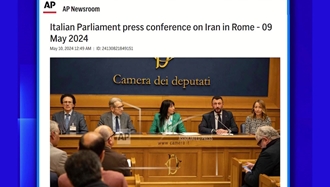 خبرگزاری آسوشیتدپرس کنفرانس مطبوعاتی در پارلمان ایتالیا