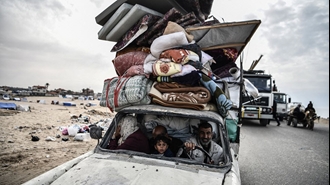 مردم غزه در رفح
