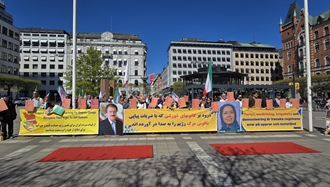 استکهلم - تظاهرات ایرانیان آزاده در همبستگی با قیام سراسری - ۲۲اردیبهشت
