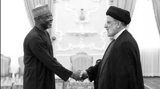رئیسی جلاد و وزیر امور خارجه نیجر در نیامی