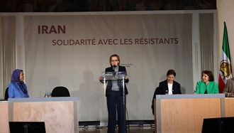 کنفرانس همبستگی با مقاومت ایران در شهرداری منطقه ۵ پاریس