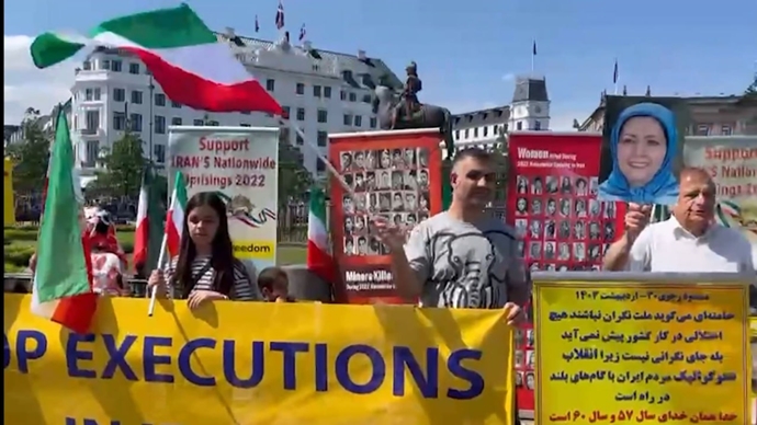 کپنهاگ - تظاهرات ایرانیان آزاده در گرامیداشت ۴خرداد روز شهادت بنیانگذاران سازمان مجاهدین - ۵خرداد