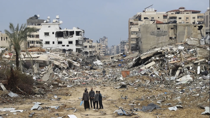 تخریب گسترده ساختمانها در غزه