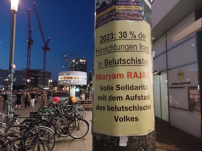 برلین - ایرانیان آزاده برای برگزاری هر چه با شکوه‌تر تظاهرات بزرگ آماده می شوند - ۵تیرماه