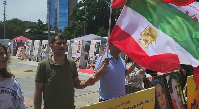 ژنو - تظاهرات ایرانیان آزاده