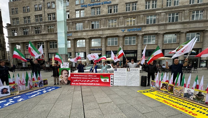 کلن - تظاهرات ایرانیان آزاده در گرامیداشت ۱۷خرداد 