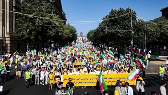 تظاهرات بزرگ ایرانیان در برلین