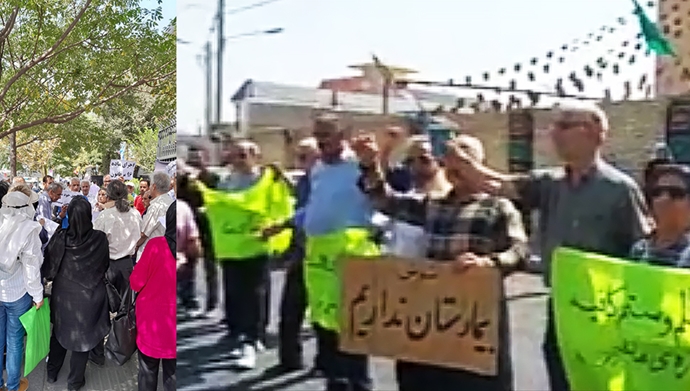 تجمعهای اعتراضی در شهرها